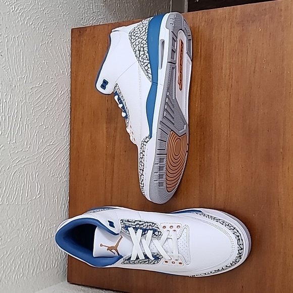 Air Jordan 3 Retro Washington Wizards Blue Copper Men Sneaker CT8532-148 Sz 12.5 - Picture 15 of 17